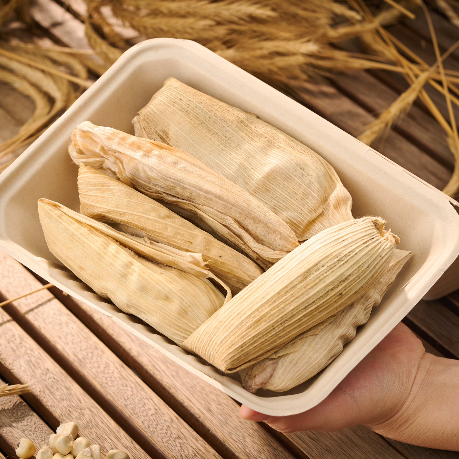 Tamales de rajas con queso: imagen 1